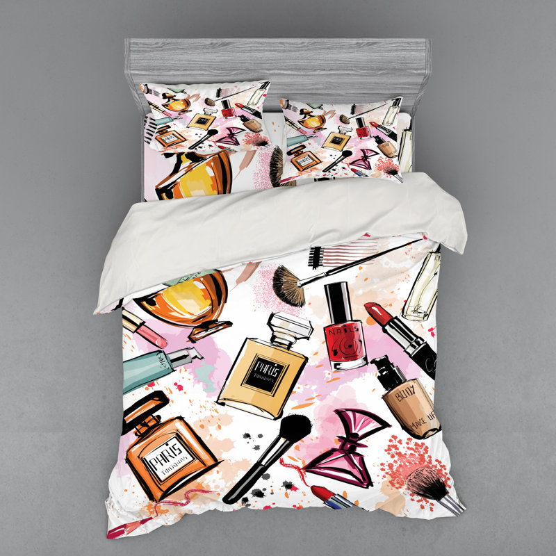 Glam Polyester Duvet Cover, Queen Duvet Cover + 3 Additional Pieces