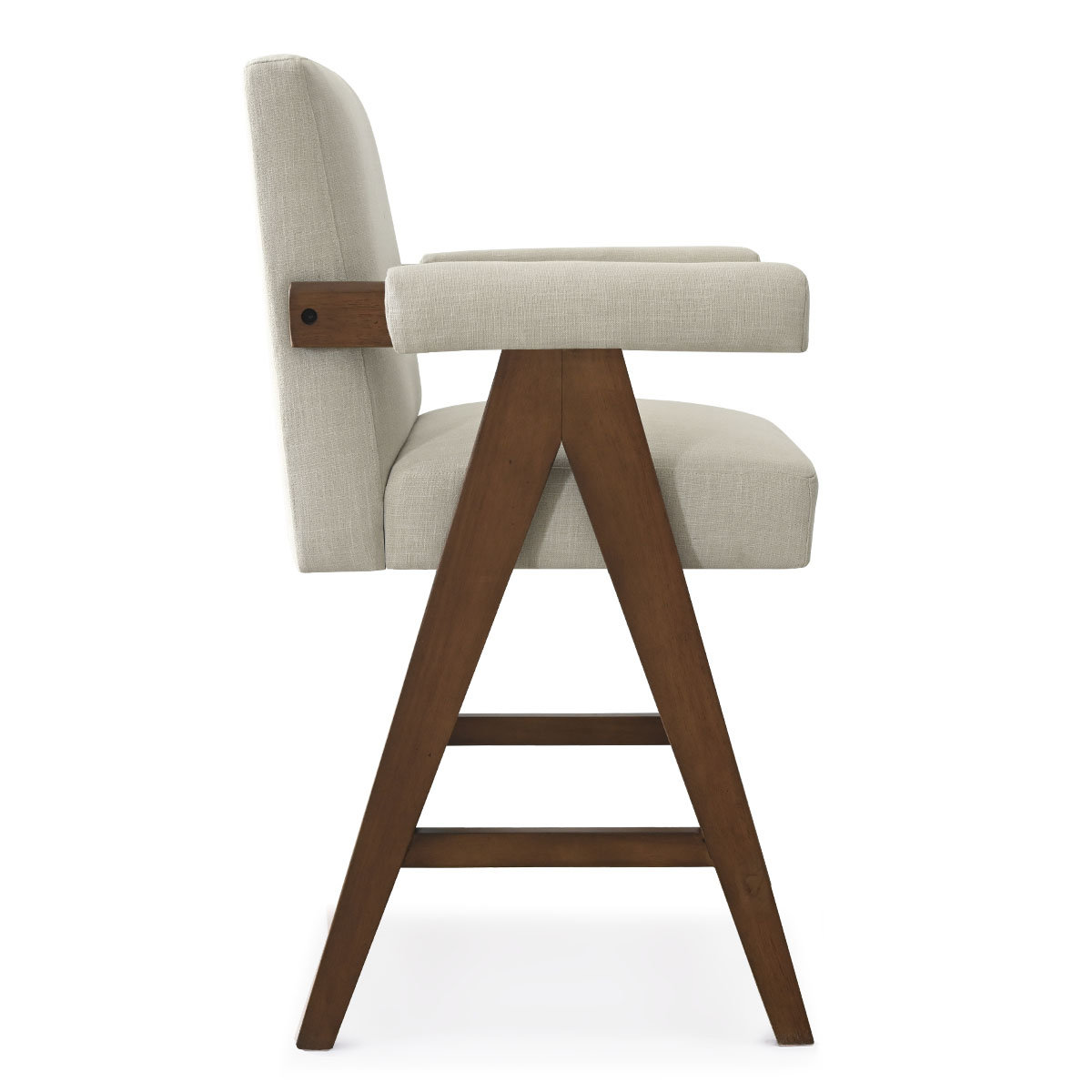 Brittnie 26" Bar Stool, Bingo Beige Performance