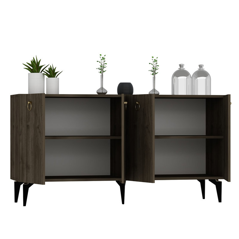 Olivia 79cm Sideboard, Walnut