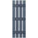 Three Batten, Four Board Open Vinyl Shutters Pair
