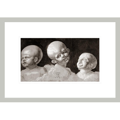 Three Heads of Children by Albrecht Dürer -Framed Giclee Print