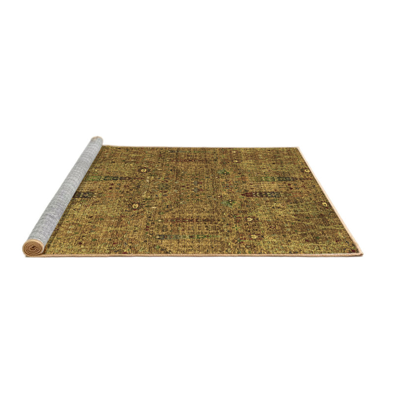 Washable Ikat Indoor Rug, Square 6'
