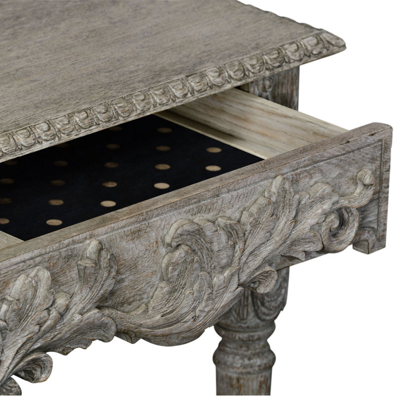 William Yeoward 63.5'' W Console Table, Grayed Oak