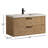Carlsbad 42 " W 1 Single Vanity Bathroom Vanity With Concrete Top