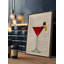 «Raspberry Martini» par Eyre Tarney - Reproduction d'art graphique sur papier encadré-21849267