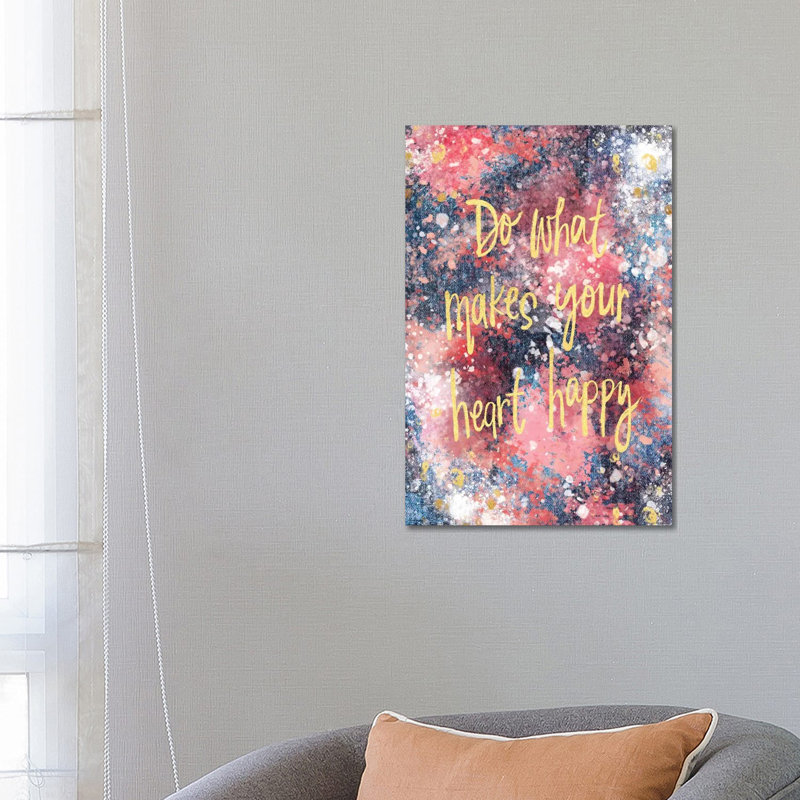 Good Vibes by Joy Ting - Wrapped Canvas Gallery-Wrapped Canvas Giclée, 66.04 cm H x 45.72cm W