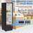 11.6 Cu. Ft. Commercial Upright Beverage Display Refrigerator with Double Glass Door, Adjustable Shelves, and LED Lighting for Restaurant, Bar, and Shop