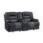Causeuse inclinable en cuir Martinsen