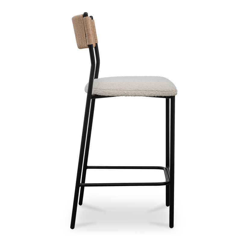 Foley Upholstered Bar Stool with Metal Frame