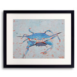 Blue Crab 2 Print by Phyllis Adams