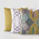 Charlie Solid Colour Down Reversible Throw Pillow