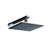 Sleek stainless steel shower faucet with rainfall head and handheld sprayer for flexibility