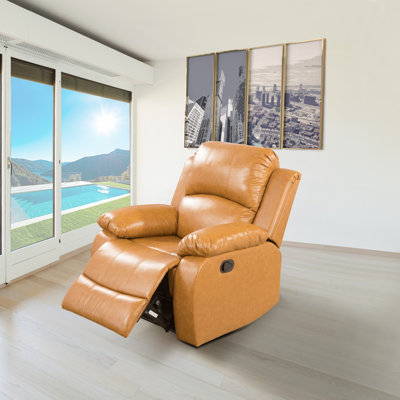Fauteuil inclinable en cuir Ahart