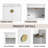 Flolinda 18.5'' Solid Surface Square Bathroom Sink-100133536
