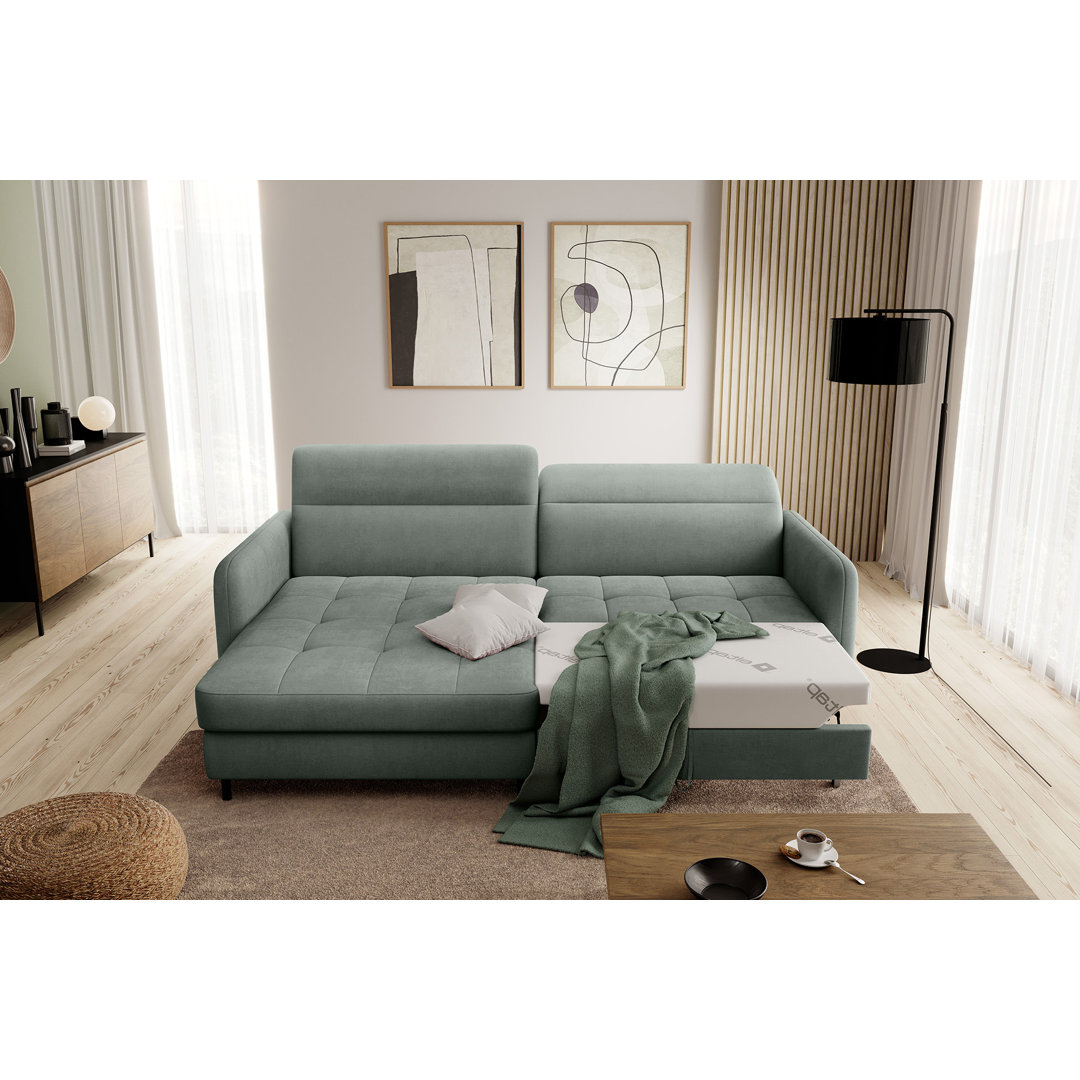 Ecksofa Alayssa mit Bettfunktion