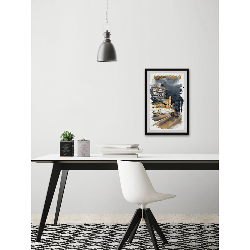 Divertissement - Capitale du divertissement - Cadre photo sur papier, H 24 po x l 16 po x P 1,5 po