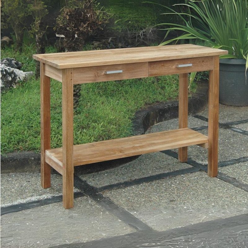 Table de bar en bois massif Modena