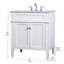 Ensemble de meuble-lavabo simple 30 po Rivers-84937284