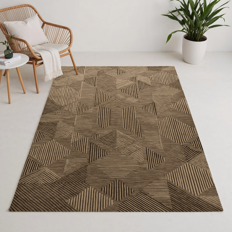 Tapis intérieur et extérieur ArtDeco, Rectangle 9 pi x 12 pi