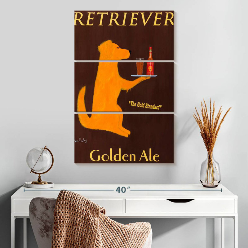 Yarlin Retriever Golden Ale, 32" H x 20" W