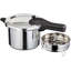 Judge Pressure Cooker, Aluminium 5l, (24cm) With Steamer Basket, Great Healthier And Quicker Cookware, Suitable For All Hob Types Except Induction