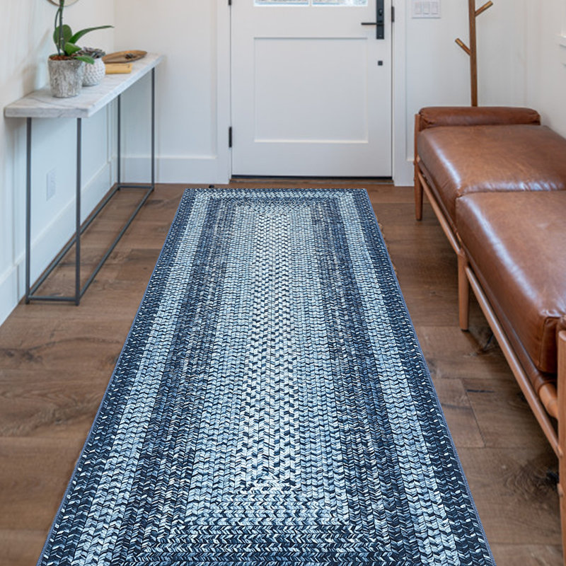 Area Rug, Gray-Blue, 60*230cm