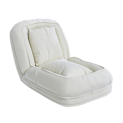 Upholstered  Human Dog Bed For Adults And Pets, Foldable Lazy Sofa Bed With 5 Adjustable Position, Includes 2 Soft Pillows For Bedroom, Living Room, Reading Corner