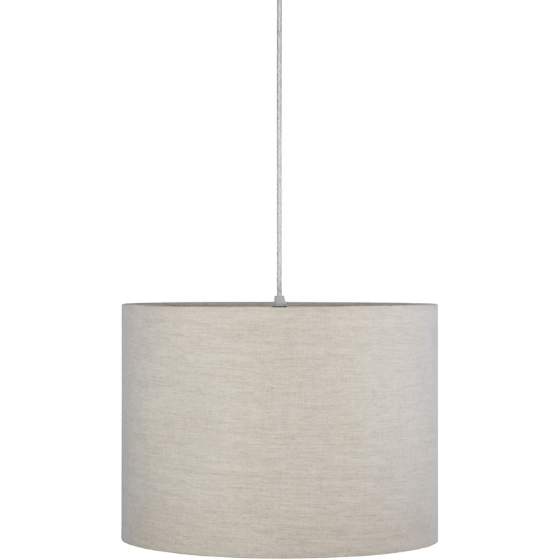 1 - Light Single Pendant, Brass, 12" H x 16" W x 16" D