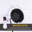 Décoration de Noël gonflable 8 pi. Bonhomme de neige, décoration de Noël de jardin avec lumières DEL