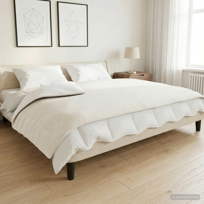 Throw Blanket, 200cm W x 200cm L, White