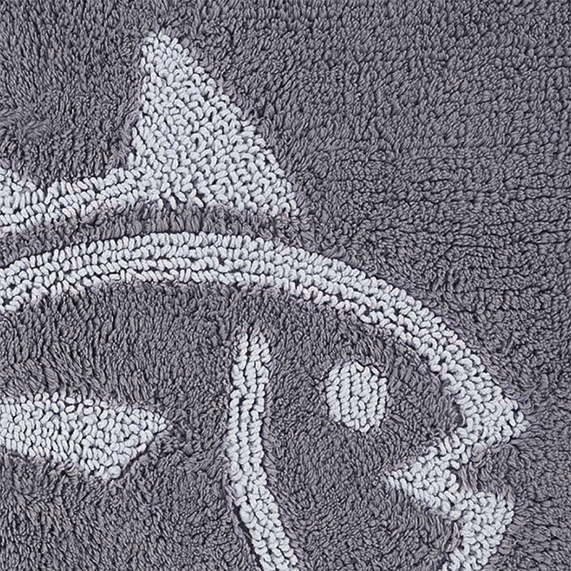 Skipjack Bath Rug, Gray Harpoon, 20"W x 32"L