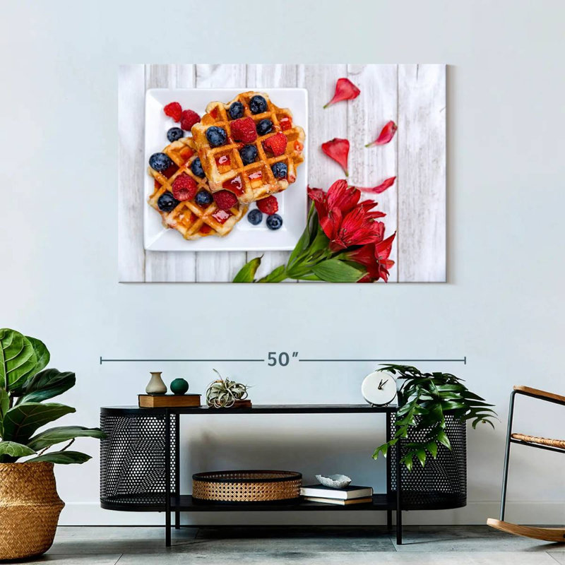 Yarlin Berry Waffles, 30" H x 45" W