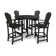 Palm Coast 5-Piece Round Farmhouse Bar Set