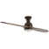 52" Gattis 2 - Blade Flush Mount LED Ceiling Fan with Remote Control and Light Kit