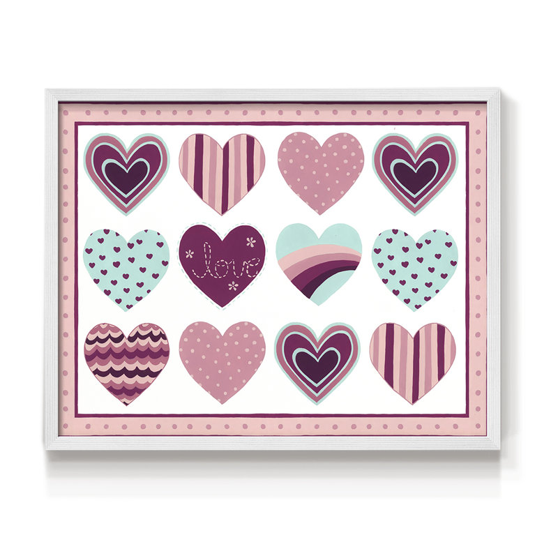 Collection Sweet Valentine, reproduction A - Encastrée, H 11 po x l 14 po, Blanc