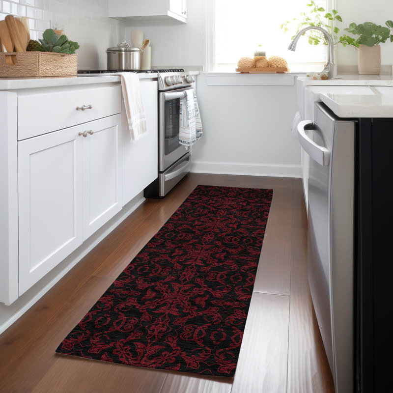 Tapis intérieur / extérieur Malchow avec envers antidérapant, Tapis de couloir 2 pi 3 po x 7 pi 6 po