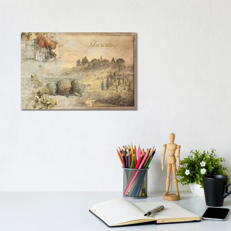 Tuscany by PI Studio - Wrapped Canvas Print, 20.32 cm H x 30.48 cm W