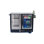 Mont Alpi - Acier inoxydable l 48 po x P 23 po x H 36 po - Grand îlot de cuisine à roulettes mobile avec chariot à pizza et table d'appoint avec plateau en céramique + réfrigérateur à boissons avec porte en verre + tiroirs de rangement + tablette porte-vin + refroidisseur à glace portatif