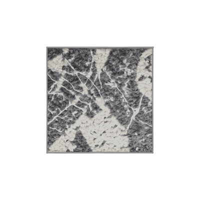 Tapis gris lavable à la machine
