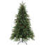 6ft Artificial Christmas Tree with Pinecones, Red Berries, Hinged Predecorated Xmas Tree with 2843 Branch Tips