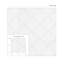 Erismann Off-White Diamond Starburst Paintable Unpasted Wallpaper