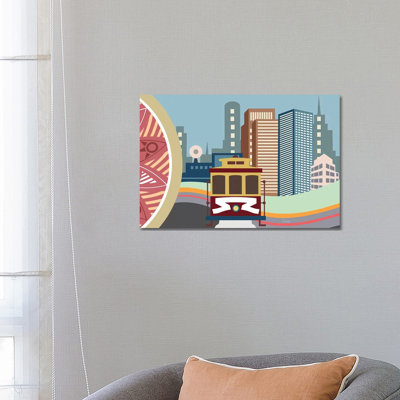 San Fransisco - Wrapped Canvas Print