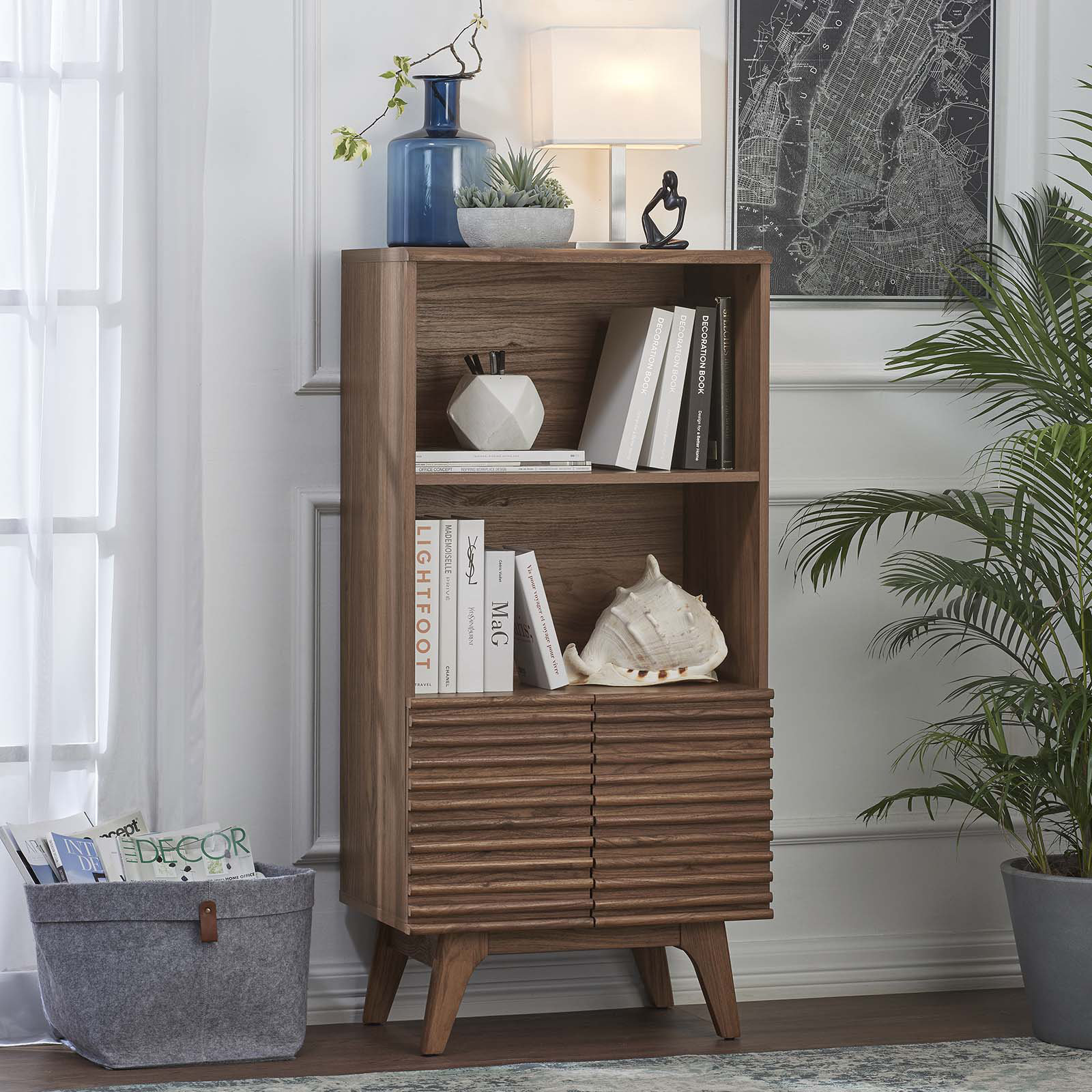 Modway Render Display Cabinet Bookshelf | Wayfair