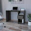 Bureau d'ordinateur Odessa avec tiroir simple et armoires de rangement ouvertes-302862489-302862487