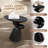 Hockett Lucky Fiberglass Side Table-1599307884