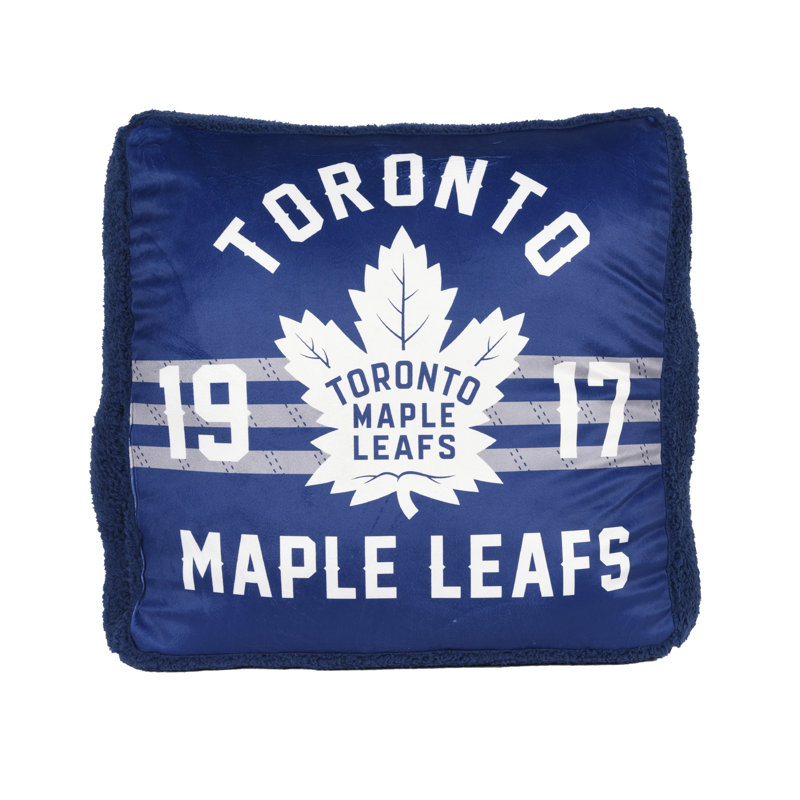 Coussin de plancher NHL Vancouver Canucks, 20 po x 20 po, Maple Leafs de Toronto