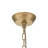 4 - Light Coastal Style Capiz Shell Crystal Drum Chandelier