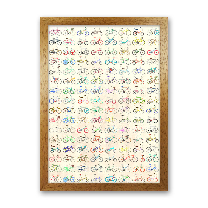 FAVE 1 Piece Wall Art, 30cm H x 21cm W x 3cm D, Oak Framed