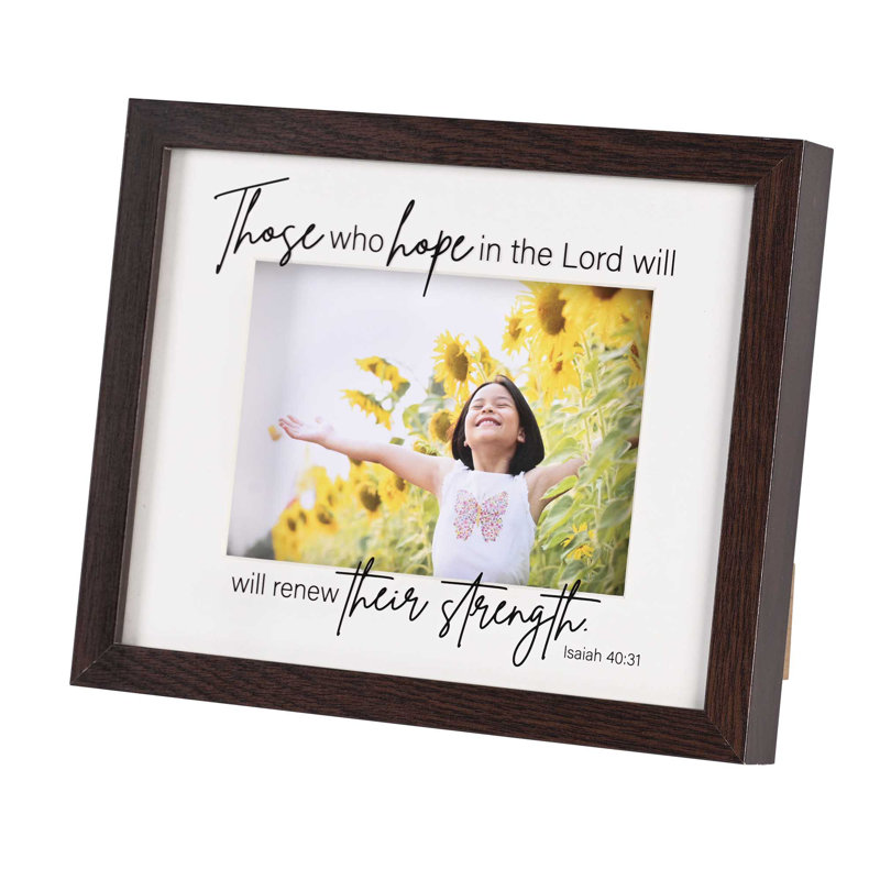 Brown Picture Frame with Mat