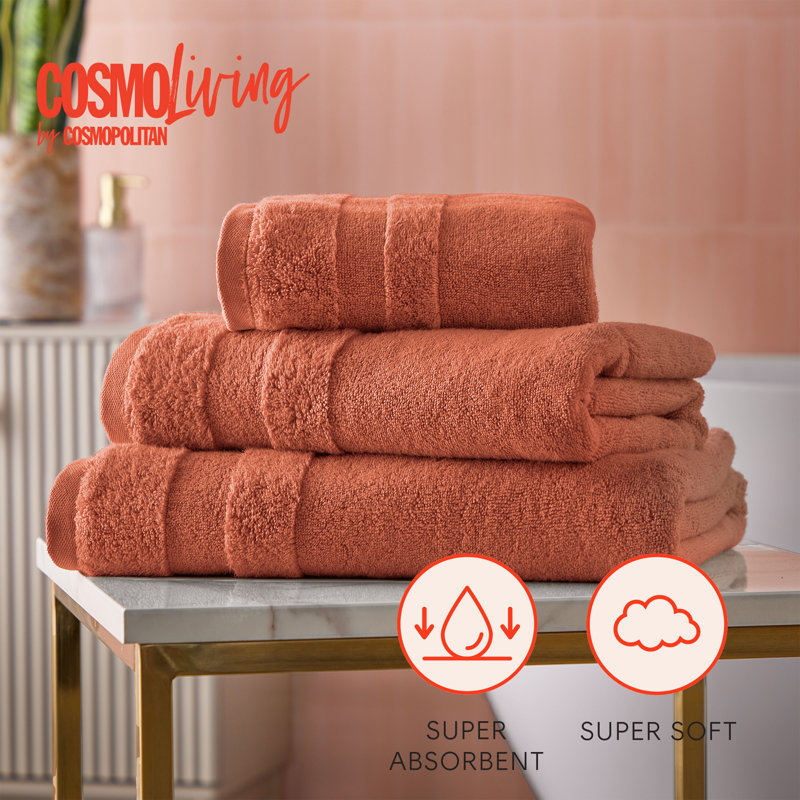 Cosmo Bath Linen 100% Cotton Bath Sheet, Pink